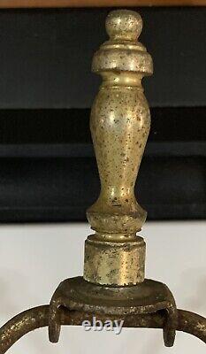 Antique Converted Hinks No2 Oil Lamp 40 Working