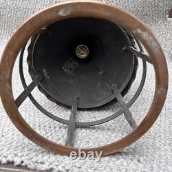 Antique Copper Lantern Arts+Craft Brass Chain Authentic 1900s/1920s Large Design