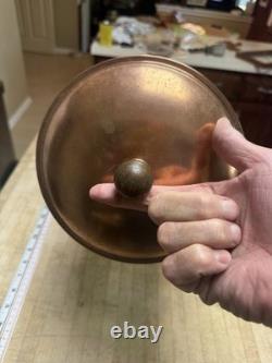 Antique Copper Porch Lantern Vintage Entry Hall Pendant Light Fixture