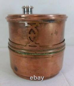 Antique Copper Stove/Oil Lamp/Warmer/Lantern/Candle/Cooker/Heater Compact
