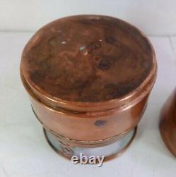 Antique Copper Stove/Oil Lamp/Warmer/Lantern/Candle/Cooker/Heater Compact