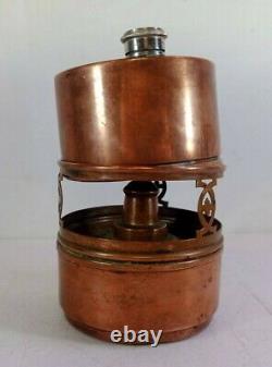 Antique Copper Stove/Oil Lamp/Warmer/Lantern/Candle/Cooker/Heater Compact