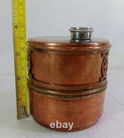 Antique Copper Stove/Oil Lamp/Warmer/Lantern/Candle/Cooker/Heater Compact