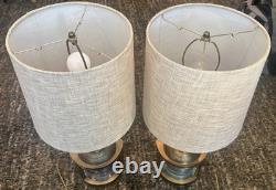 Antique Cuervo Barcelona Lanterns Converted to Modern Lamps Starboard and port