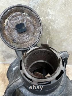 Antique DIETZ Ideal INSPECTOR LAMP Erie Railroad Lantern New York USA 12 Tall
