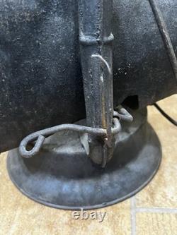 Antique DIETZ Ideal INSPECTOR LAMP Erie Railroad Lantern New York USA 12 Tall