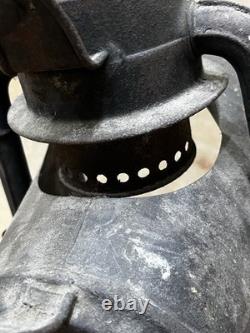 Antique DIETZ Ideal INSPECTOR LAMP Erie Railroad Lantern New York USA 12 Tall