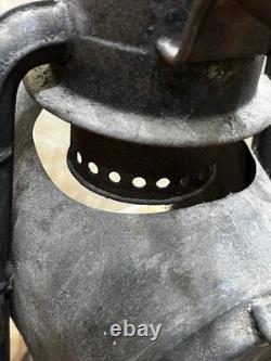 Antique DIETZ Ideal INSPECTOR LAMP Erie Railroad Lantern New York USA 12 Tall
