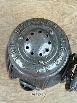 Antique Dazzler Buggy Bicycle Motorcycle Kerosene Lamp Lantern Manhattan Brass