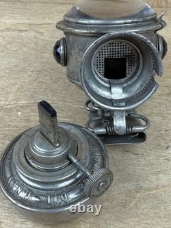 Antique Dazzler Buggy Bicycle Motorcycle Kerosene Lamp Lantern Manhattan Brass