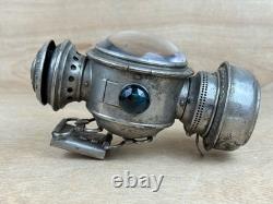 Antique Dazzler Buggy Bicycle Motorcycle Kerosene Lamp Lantern Manhattan Brass