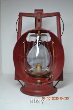 Antique Dietz Acme Inspector Railroad Lamp Lantern New York USA Fitzall Globe