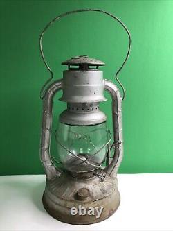 Antique Dietz D-Lite No. 2 Railroad Lantern Train Lamp Kerosene Oil Made In USA