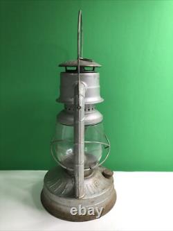 Antique Dietz D-Lite No. 2 Railroad Lantern Train Lamp Kerosene Oil Made In USA