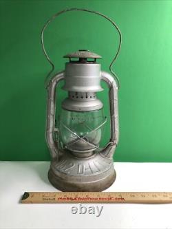 Antique Dietz D-Lite No. 2 Railroad Lantern Train Lamp Kerosene Oil Made In USA