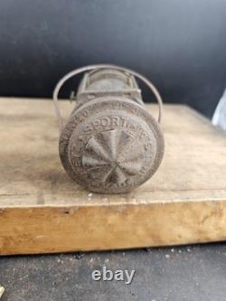 Antique Dietz SPORT Lantern Lamp Not Scout CAST GLOBE nice Condition