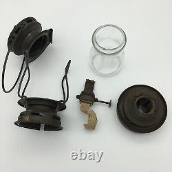 Antique Dietz Scout Skaters Lantern Lamp Marked Globe Dated Feb 10, 1914 N. Y USA
