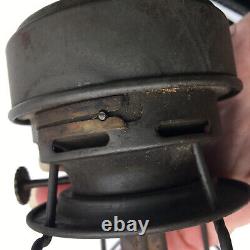 Antique Dietz Scout Skaters Lantern Lamp Marked Globe Dated Feb 10, 1914 N. Y USA