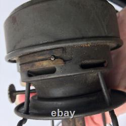 Antique Dietz Scout Skaters Lantern Lamp Marked Globe Dated Feb 10, 1914 N. Y USA