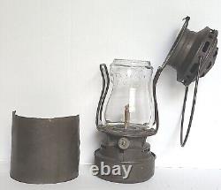 Antique Dietz Sport Skaters Lantern Patent 7/04 5/08 2/14 Scout H1 Globe NY