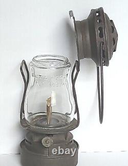 Antique Dietz Sport Skaters Lantern Patent 7/04 5/08 2/14 Scout H1 Globe NY