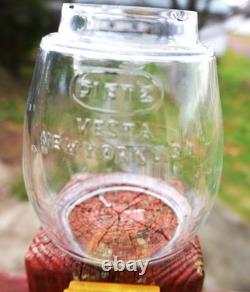 Antique Dietz Vesta Delaware, Lackawanna & Western Railroad Lantern Nice shape