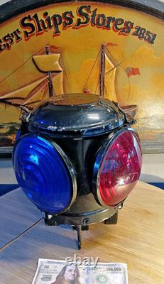 Antique Dressel Railroad Switch Lantern, Electrified