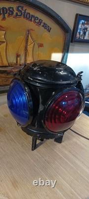 Antique Dressel Railroad Switch Lantern, Electrified