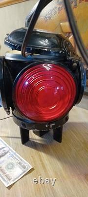 Antique Dressel Railroad Switch Lantern, Electrified