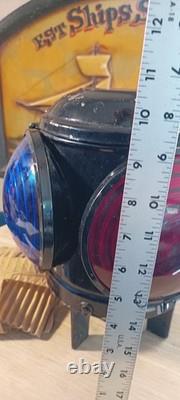 Antique Dressel Railroad Switch Lantern, Electrified