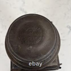Antique E & J Detroit Mich Pat 1908. Brass Kerosene Lantern Light