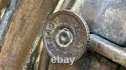 Antique E & J Pat 1908 Automobile Carriage Oil Lamp Lantern Detroit MI Complete