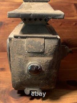 Antique E Miller & Co RARE Carriage Lantern, Automobile Lantern, Buggy Lantern