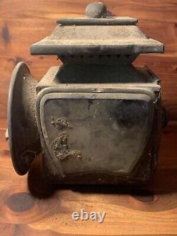 Antique E Miller & Co RARE Carriage Lantern, Automobile Lantern, Buggy Lantern