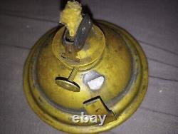 Antique E. Miller Nautical Lantern Original Simplex Burner Patina+++wow