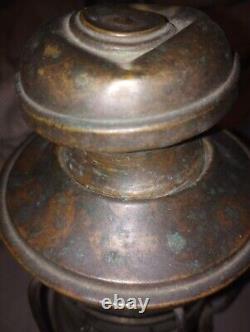 Antique E. Miller Nautical Lantern Original Simplex Burner Patina+++wow