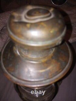 Antique E. Miller Nautical Lantern Original Simplex Burner Patina+++wow