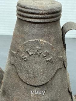 Antique Eagle St Louis San Francisco Railroad Oil Can Torch Lantern SL & SF
