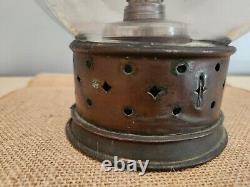 Antique Early 19th Century Onion Lantern with Whale Oil Burner