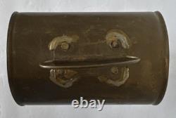 Antique Early American Tin Lantern Railroad Farm Oil Burner Candle 10x5x5