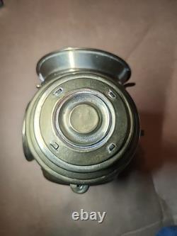 Antique Early Lantern 11 Kerosene Automobile Carriage Solid Brass Gorgeous