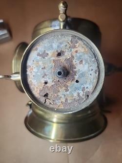 Antique Early Lantern 11 Kerosene Automobile Carriage Solid Brass Gorgeous