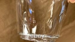Antique Embossed Norleigh Diamond Lantern Globe Clear Glass Rare