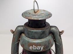 Antique Embury No 1 Air Pilot Lantern Green With Cranberry Glass, Warsaw NY