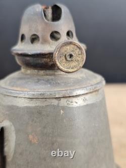 Antique Excelsior Mfg Enginner Tin Lantern Fount And Burner 1884 HTF