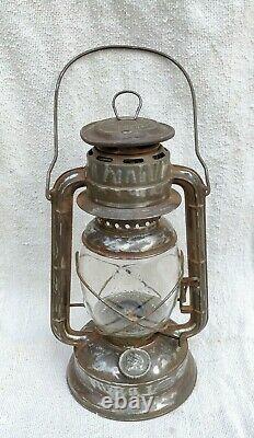 Antique Feuerhand Nr. 260 Kerosene Hurricane Lantern Germany Lighting Collectible