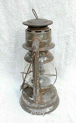 Antique Feuerhand Nr. 260 Kerosene Hurricane Lantern Germany Lighting Collectible