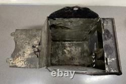 Antique Folding Candle Lamp Lantern Civil War Era Minors Patent Tin