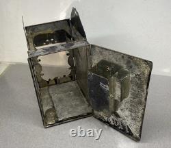 Antique Folding Candle Lamp Lantern Civil War Era Minors Patent Tin