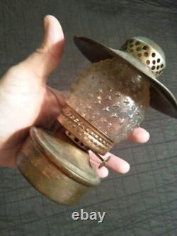 Antique Forged Oil Lantern Lamp Vintage Americana